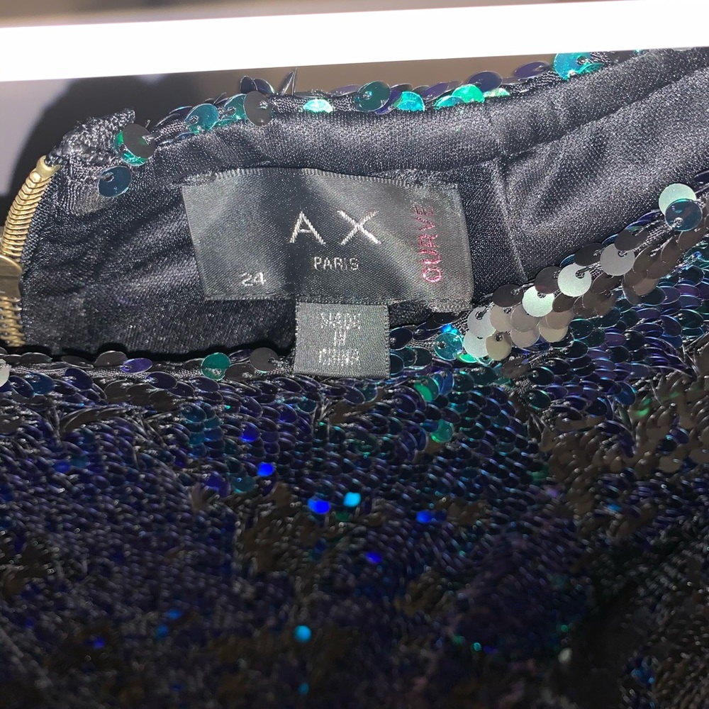SIMPLYBE AX PLUS SEQUIN MIDI DRESS - Picture 5 of 5